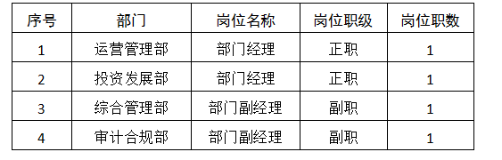 綿太公司內(nèi)部競聘